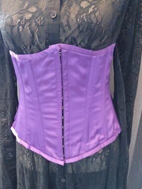 Authentic Purple Underbust Waist Cincher Corset - Shaping Intimates